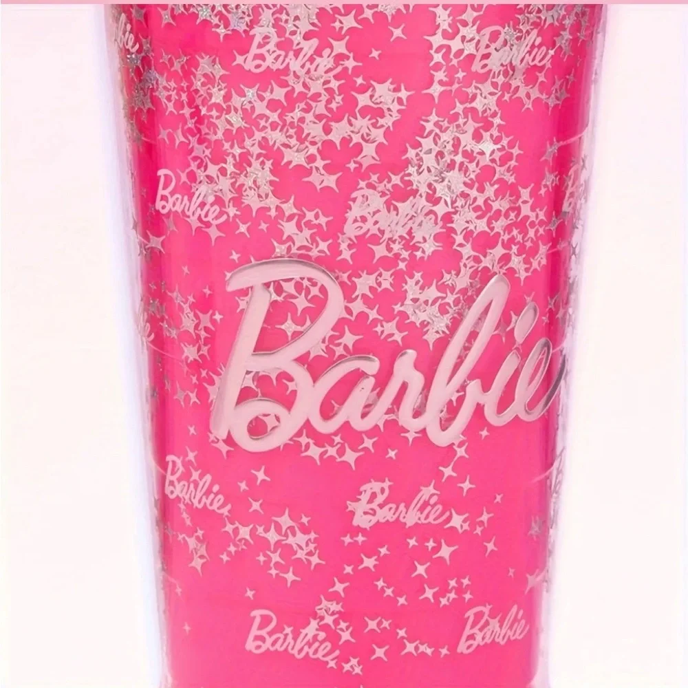 Barbie Hot Pink Glitter Tumbler Cup, Barbie Tumbler, Barbie Tumbler, Barbie Cup